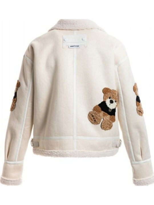 Mod Wave Movement Jacket Beige