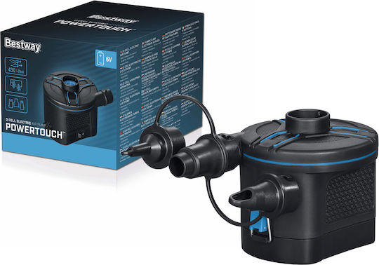 Bestway Ηλεκτρική Τρόμπα για Φουσκωτά 6V Μπαταρίας