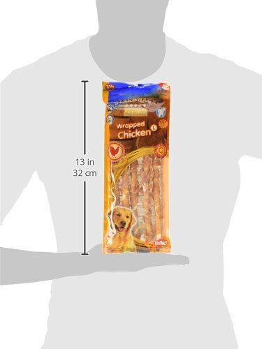 Nobby StarSnack Wrapped Dog Stick Treats Medium Breeds with Chicken 25cm 144gr 6pcs 70074