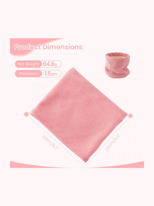 Women's Knitted Neck Warmer Pink