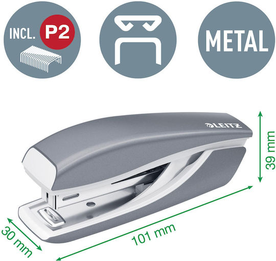 Leitz Mini Wow Hand Tool Stapler White