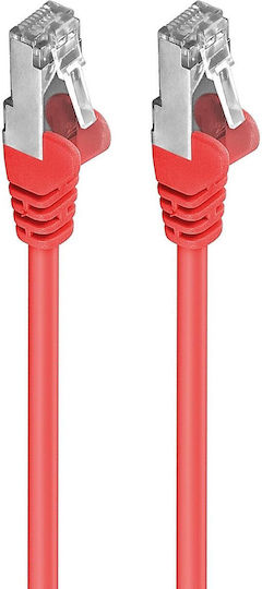 PremiumCord S/FTP Cat.6a Gigabit Network Cable Ethernet 7m Red