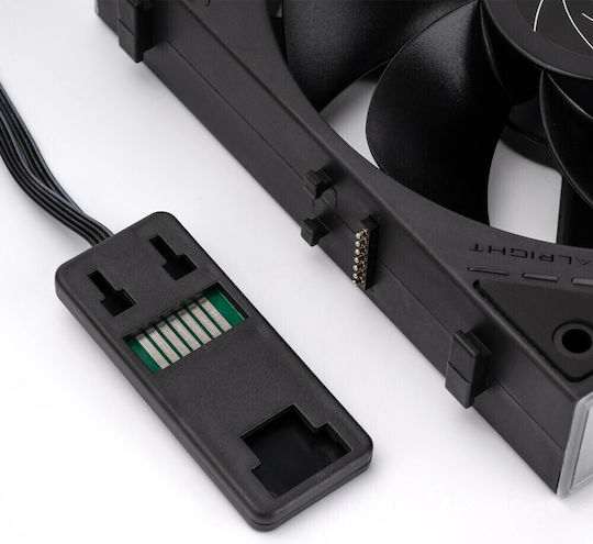Thermalright TL-M12QR Корпусен вентилатор 120мм с ARGB осветление 3бр Черен