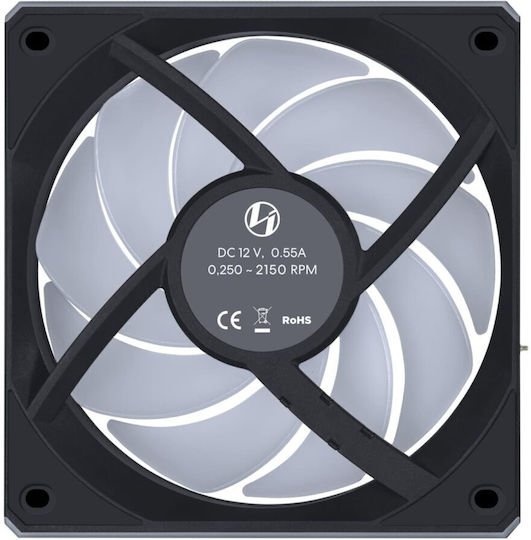 Lian Li UNI FAN CL Wireless Case Fan 120mm με ARGB Φωτισμό 3τμχ