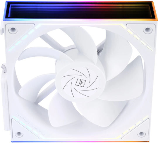 Thermalright TL-M12QRW Reverse Blade Case Fan 120mm (2000rpm / 47.6cfm) with ARGB Lighting 3pcs White