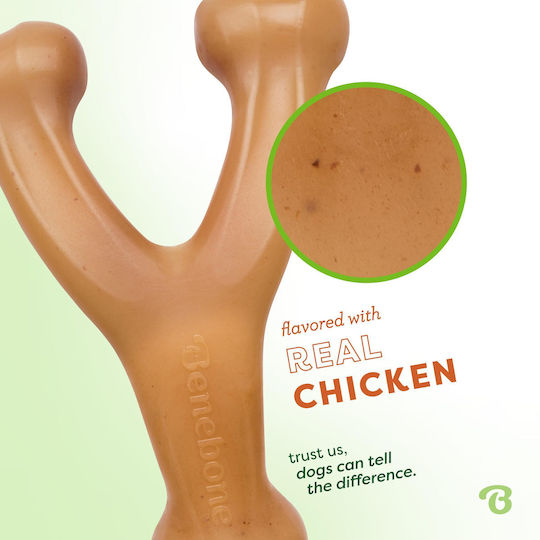 Benebone Os pentru câini cu Gust de Pui Medium 18buc