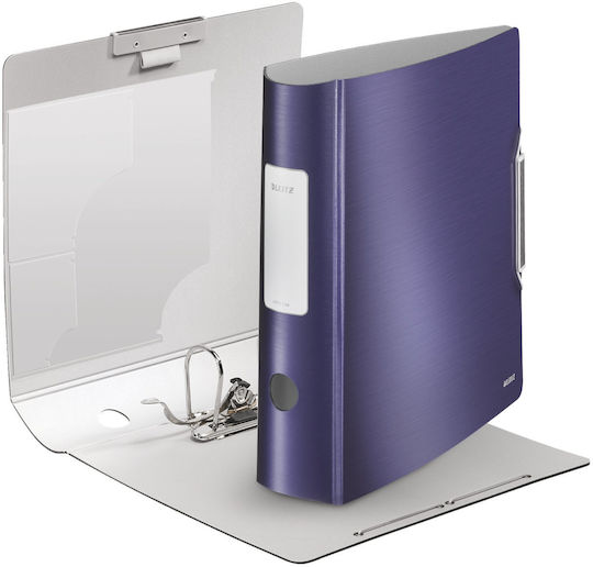 Leitz Ordner 8/32 für Papier A4 mit 2 s Ringen Blau Titan 1108 1Stück