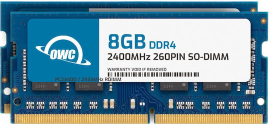 OWC 16GB DDR4 RAM with 2 Modules (2x8GB) and 2400 Speed for Laptop