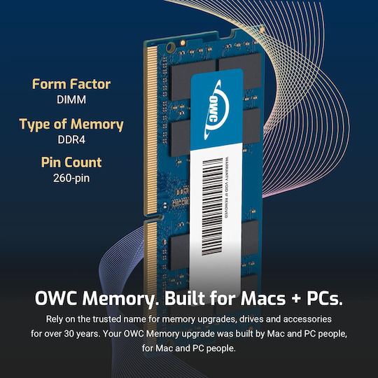 OWC 16GB DDR4 RAM with 2 Modules (2x8GB) and 2400 Speed for Laptop