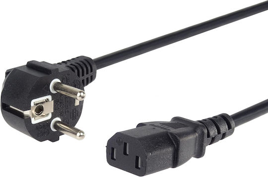 PremiumCord IEC C13 / Schuko - IEC 320 / IEC C13 / Schuko Кабел 5м Черен