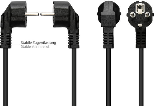 Good Connections Schuko - IEC C13 Кабел 3м Черен