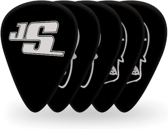 D'addario 1cbk4-10js Joe Satriani Signature Πένες Μαύρες Medium Συσκευασία 10 Τμχ
