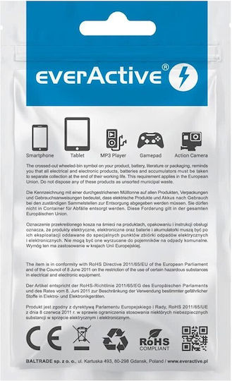 everActive USB 2.0 Cable USB-C male - USB-A Μαύρο 1m CBB-1CHB