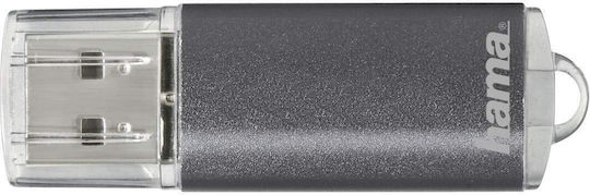 HAMA Laeta 16GB USB 2.0 Stick Γκρι