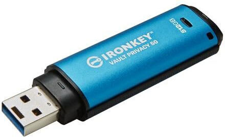 Kingston IronKey Vault Privacy 50 512GB USB 3.2 Stick Μπλε