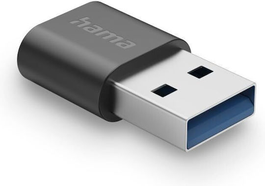 HAMA Μετατροπέας USB-A male σε USB-C male 1τμχ 00200357