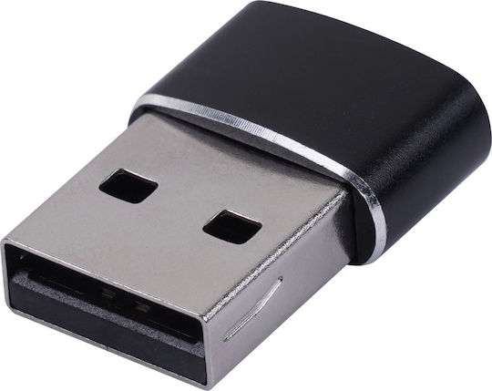 Vcom Ca435m Adapter Usb A Male To Usb C Female Black