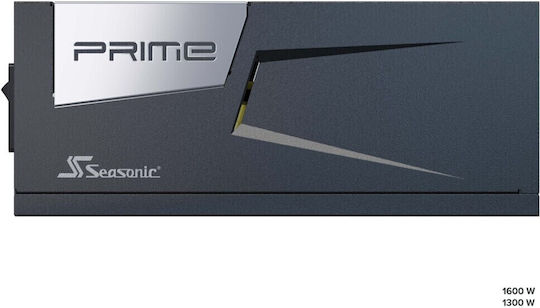 Seasonic Prime TX 1600W Μαύρο Τροφοδοτικό Υπολογιστή Full Modular 80 Plus Titanium
