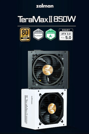 Zalman TeraMax II 850W Negru Sursă de Alimentare Calculator Complet modular 80 Plus Gold