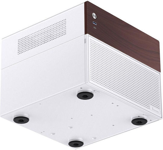 Jonsbo N4 Mini Tower Κουτί Υπολογιστή Λευκό