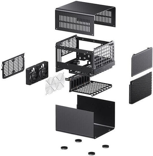 Jonsbo N3 Mini Tower Κουτί Υπολογιστή Μαύρο
