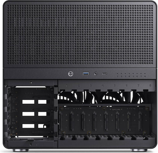 Jonsbo N5 Mini Tower Κουτί Υπολογιστή Μαύρο