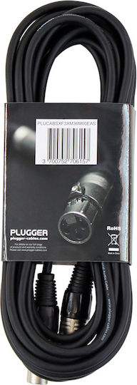 Plugger XLR male to XLR female 6m Cable (PLUCABSXF3XM36M00EAS)