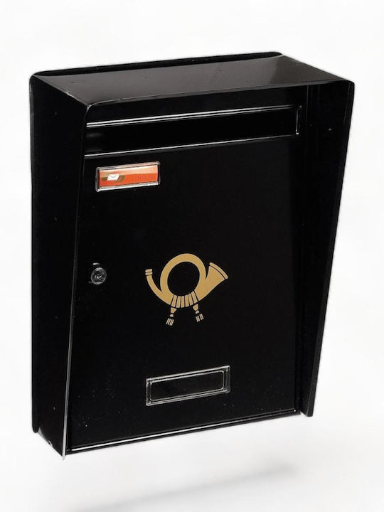 Viometal Outdoor Mailbox Inox in Green Color 23cm