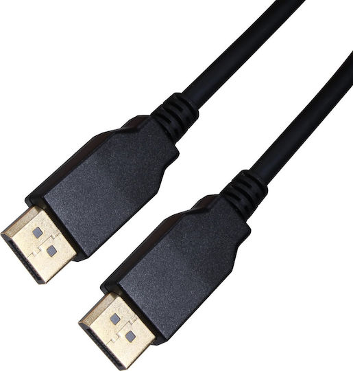 Vcom Cg651 Кабел DisplayPort M към DisplayPort M 1m Черен 8K@60Hz