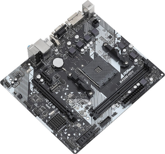ASRock B450M HDV rev. 4.0 Motherboard Micro ATX με AMD AM4 Socket 90-MXB9N0-A0UAYZ