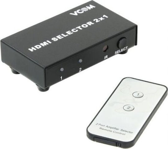 Vcom Dd432 Selector 2x Hdmi Inputs To 1x Hdmi Output