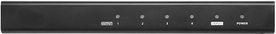 HDMI Сплитер Aten VS184A От 1x HDMI F До 4x HDMI F До 15 м До Ultra HD Резолюция Поддръжка На 3D 1 Устройство