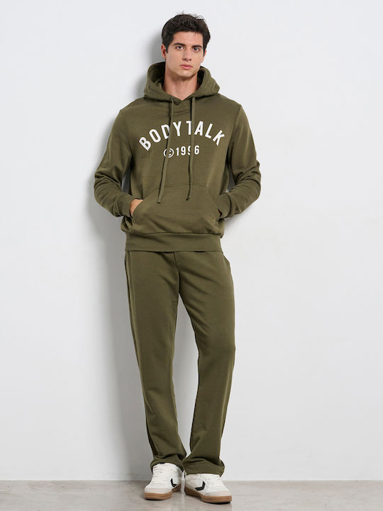 Sweatpants with Elastic Khaki