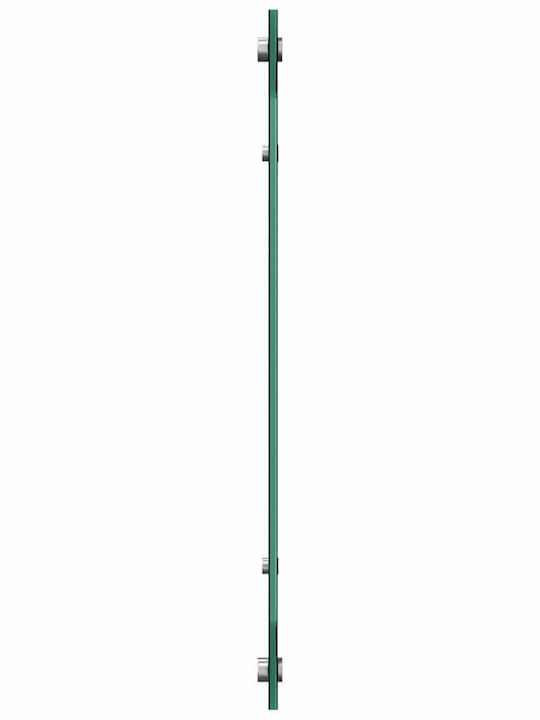 Vidaxl Rame de Pat Spate de Bucătărie Negru 90 X 60 X 0.8 cm Sticlă Temperată