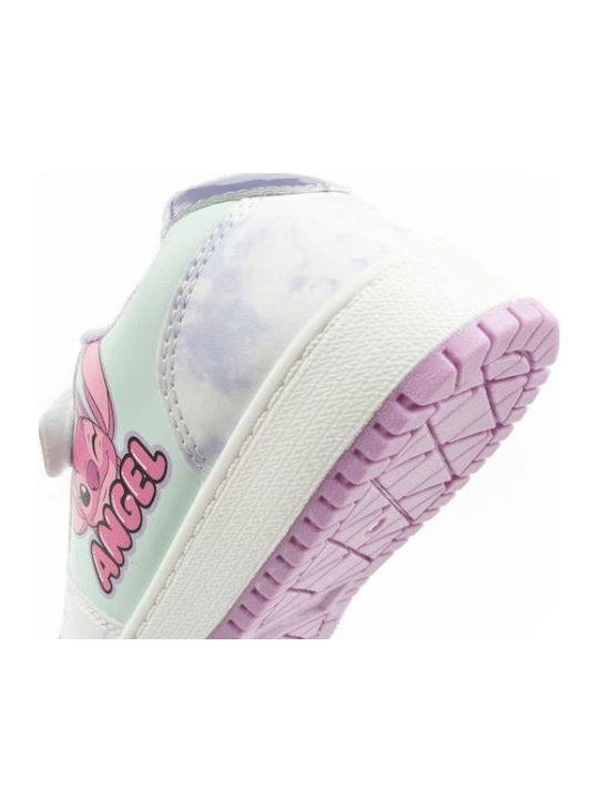 Kids Sneakers with Scratch White