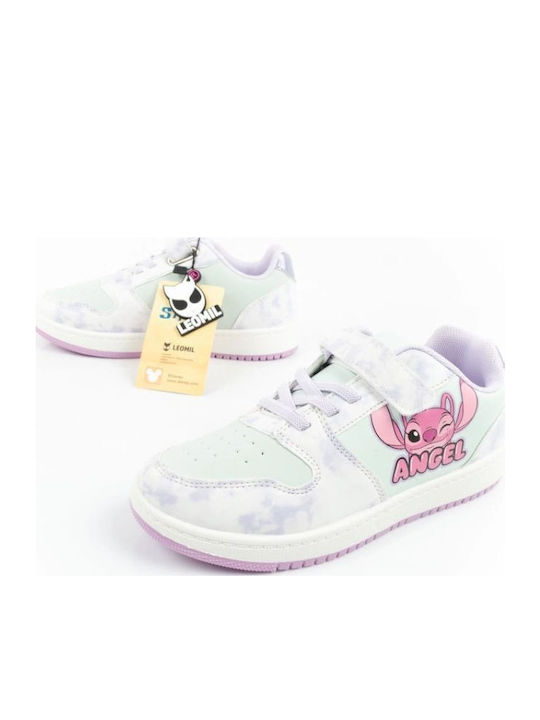 Kids Sneakers with Scratch White