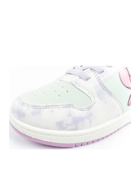 Kids Sneakers with Scratch White