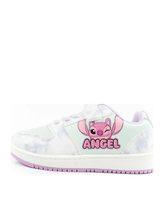 Kids Sneakers with Scratch White