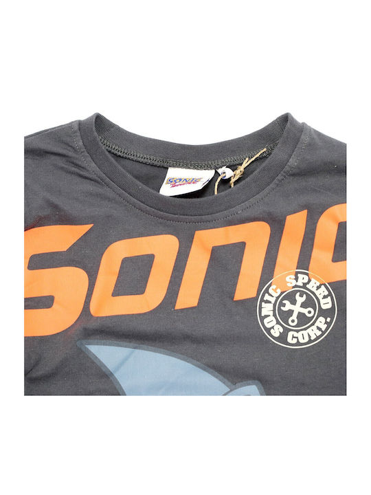 Kinderhemd Langarm Gray Sonic