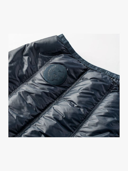 Blanco Αμάνικο Χειμωνιάτικο Μπουφάν Puffer Navy Μπλε