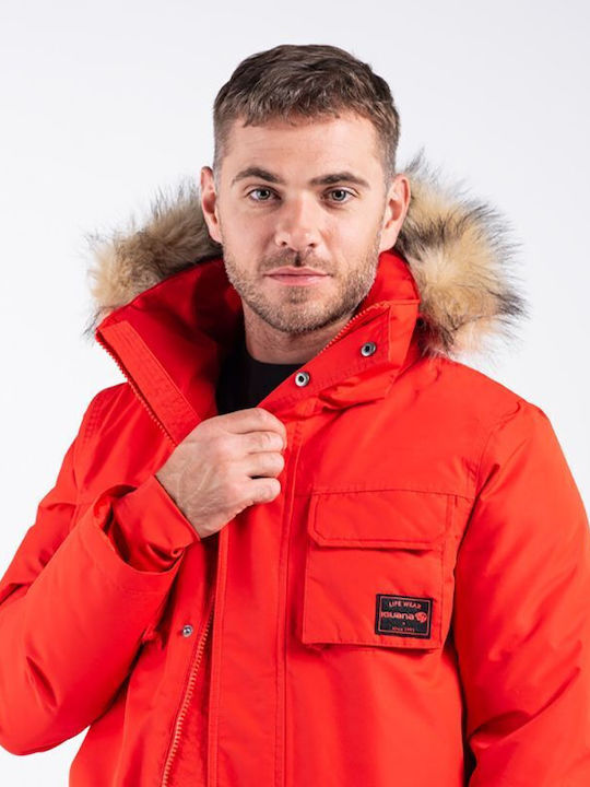 Taavo Winter Jacket Waterproof Red
