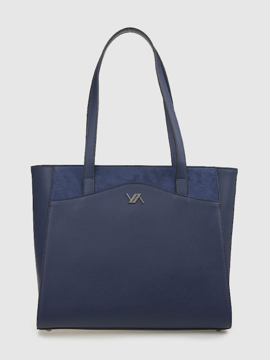 Damentasche Schultertasche Blau