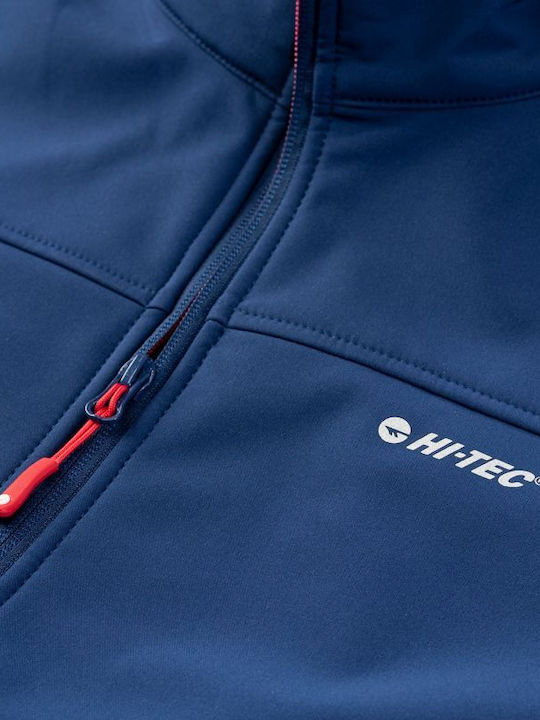 Winter Jacket Softshell Waterproof and Windproof Navy Blue