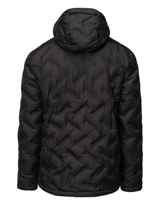 Primaloft Jacke Puffer Winddicht Schwarz