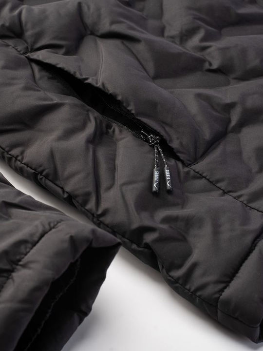Primaloft Jacke Puffer Winddicht Schwarz
