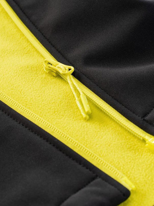 Winter Jacket Softshell Waterproof and Windproof Black