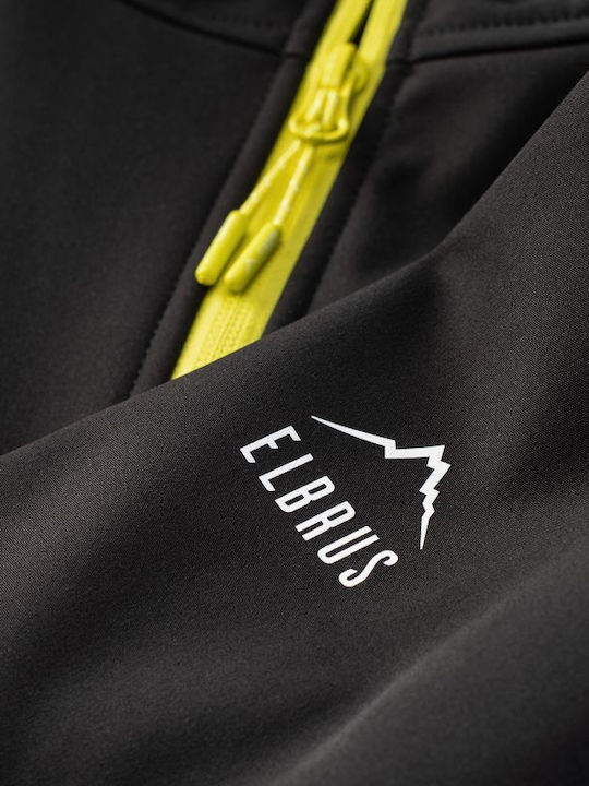 Winter Jacket Softshell Waterproof and Windproof Black