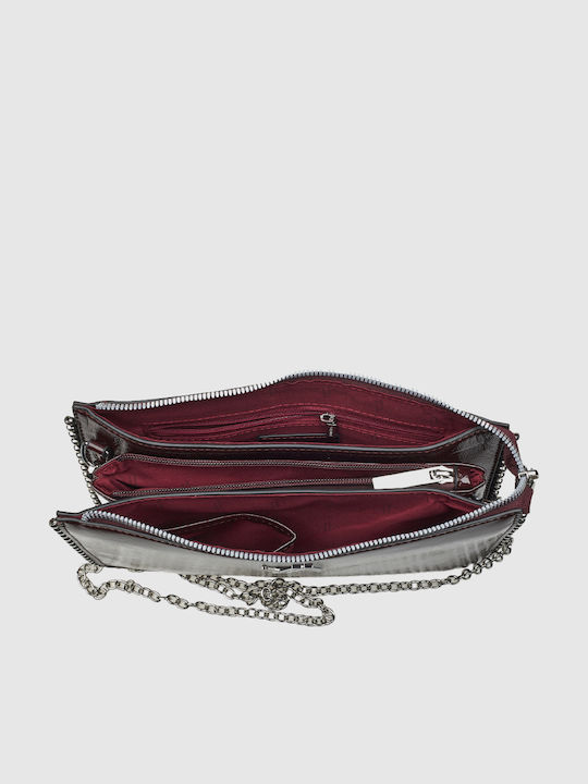 Stoff Damen Handtasche Crossbody Schwarz
