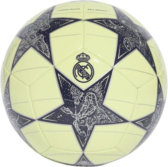 adidas UCL Real Madrid Club Soccer Ball Yellow