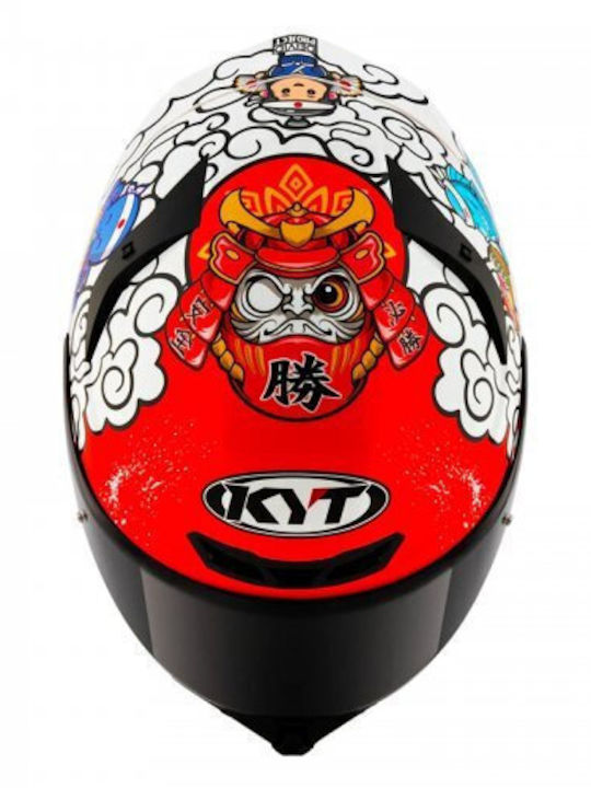 KYT TT-Revo Sushi Time Мотоциклетна каска Full Face ECE 22.06 1500гр